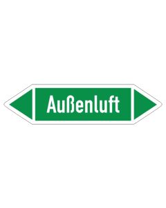 Fliessrichtungspfeil-Aussenluft-gruen-weiss