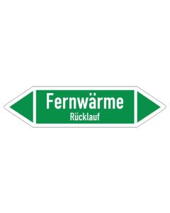 Fliessrichtungspfeil-Fernwaerme-Ruecklauf-gruen-weiss