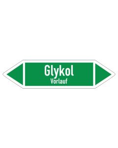 Fliessrichtungspfeil-Glykol-Vorlauf-gruen-weiss