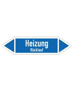 Fliessrichtungspfeil-Heizung-Ruecklauf-blau-weiss