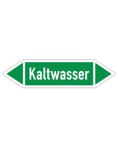 Fliessrichtungspfeil-Kaltwasser-gruen-weiss