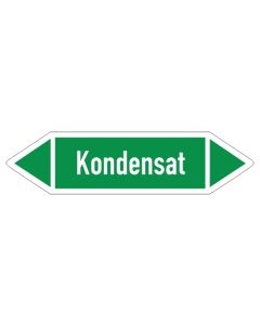 Fliessrichtungspfeil-Kondensat-gruen-weiss