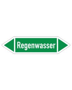 Fliessrichtungspfeil-Regenwasser-gruen-weiss
