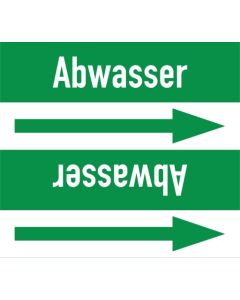Rohrleitungskennzeichnung-Abwasser-gruen-weiss