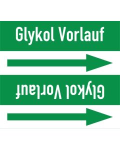 Rohrleitungskennzeichnung-Glykol-Vorlauf-gruen-weiss