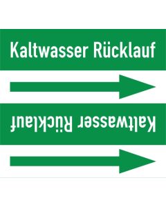 Rohrleitungskennzeichnung-Kaltwasser-Ruecklauf-gruen-weiss