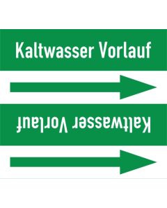 Rohrleitungskennzeichnung-Kaltwasser-Vorlauf-gruen-weiss