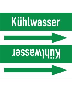 Rohrleitungskennzeichnung-Kuehlwasser-gruen-weiss