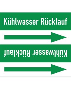 Rohrleitungskennzeichnung-Kuehlwasser-Ruecklauf-gruen-weiss