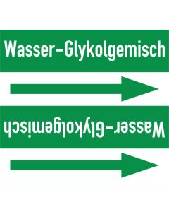 Rohrleitungskennzeichnung-Wasser-Glykolgemisch-gruen-weiss